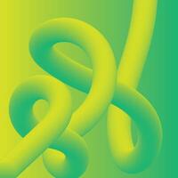 Creative Green Abstract fluid curve Lines and Abstract Banner Backgrounds vector