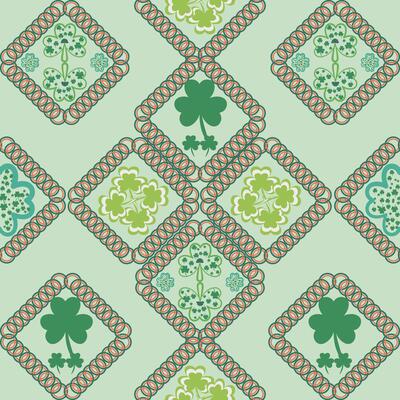 Green clover leaf with three and four petals on transparent background. Realistic set of lucky Irish symbol shamrock. Trefoil and quatrefoil single and in bundle for St Patrick design