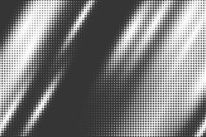 Halftone comic abstract background. Dotted geometric gradient print on white backdrop. Pixel grunge gradient with wavy noise. Fade with points for comic and manga poster vector