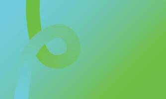 Colorful Abstract Composition With Green and Blue Gradient Shapes and Curves vector