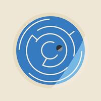 Handheld Maze Game. Illustration for Educational Content, Brain Games, Retro Toy Themes, etc. vector