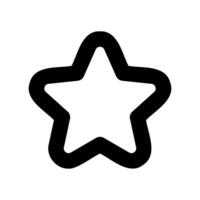 A minimal symbol representing a subject star vector