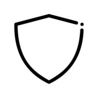 A symbol representing a subject Protective Shield vector
