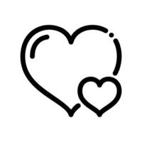 A minimal symbol representing a subject heart, A Spark of Connection vector
