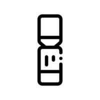 A clean pictogram focused on a topic water bottle cooler vector