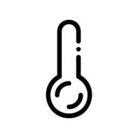 A clean pictogram focused on a topic Thermal Sensor vector