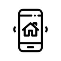 A minimal symbol representing a subject Home Management Alert vector