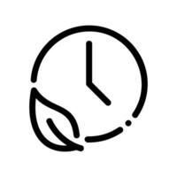 A clean pictogram focused on a topic saving time vector