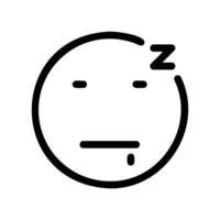An essential design element showcasing the subject Face with closed eyes emoji vector