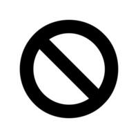 An essential design element showcasing the subject ban, Marked for deletion vector