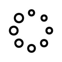 A clean pictogram focused on a topic Loading preloader vector