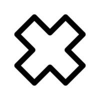 An essential design element showcasing the subject cross, No way vector