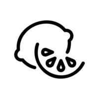 An essential design element showcasing the subject Fresh lemon vector