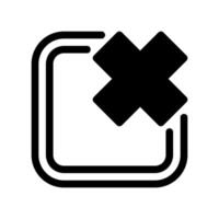 An essential design element showcasing the subject cross, Defaced document vector