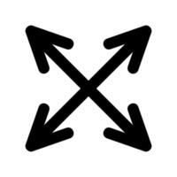 An essential design element showcasing the subject expand button vector