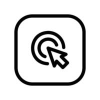 A clear graphic sign related to the theme cursor Tap vector