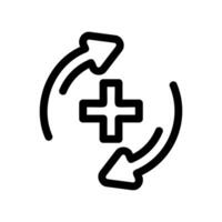 An essential design element showcasing the subject circular arrow add vector
