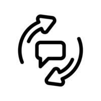 An essential design element showcasing the subject chat vector