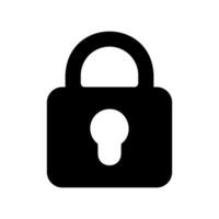 An essential design element showcasing the subject Heavy duty padlock vector