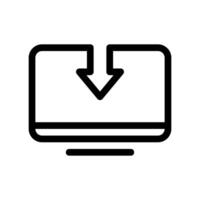An essential design element showcasing the subject download to computer from server vector