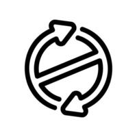An essential design element showcasing the subject circular arrow vector