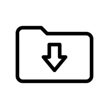 An essential design element showcasing the subject Automatically download to folder vector
