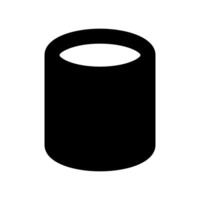 A clear graphic sign related to the theme Data storage vector