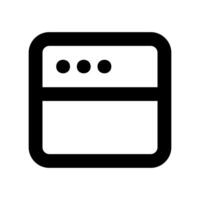 A minimalist graphical element for a specific theme browser small tabs vector
