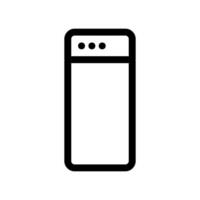 A minimalist graphical element for a specific theme browser pull out a tab vector