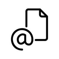 A minimalist graphical element for a specific theme email file vector
