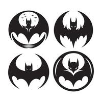 Bat Silhouette for Artistic and Visual Projects vector