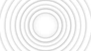 Abstract White concentric circles Wave Pattern Background for Design vector