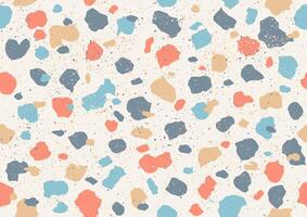 Colorful pattern with terrazzo texture. vector