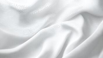 White fabric texture with subtle patterns photo