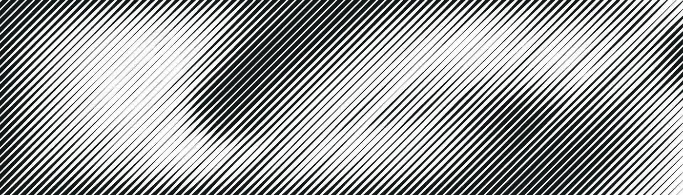 Dynamic diagonal stripe pattern with thin lines and broken angles. Monochrome geometric background. Flat illustration isolated