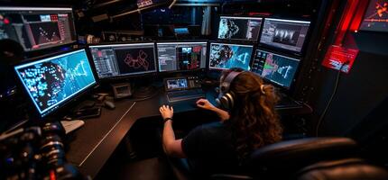 Complex Data Analysis in a High-Tech Workstation photo