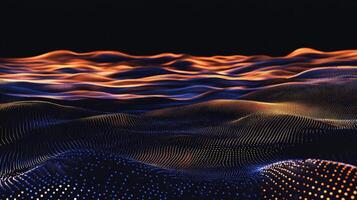 An abstract image of waves in the ocean photo
