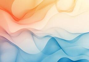 Abstract background with waves and colors photo