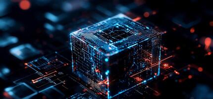 Digital Cube Data Processing photo