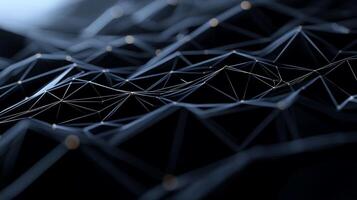 Abstract network structure photo