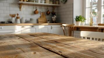 A kitchen table with chairs and a window photo