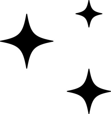 stars on a white background
