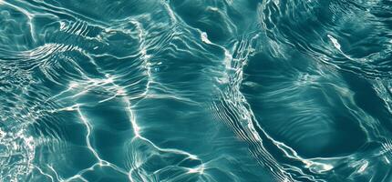 Rippled Aqua Texture photo