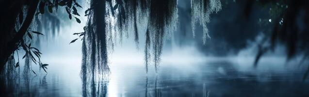 Misty waters by the river photo