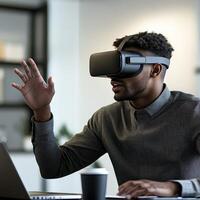 User experiences virtual reality photo