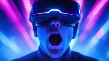 VR experience evokes excitement and awe photo