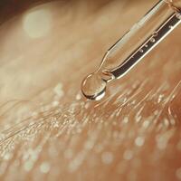 Maximizing hair growth with effective serum application photo