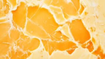 Close up texture of double gloucester cheese for culinary background and design photo