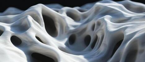 Flowing liquid textures create an abstract background resembling organic waves photo