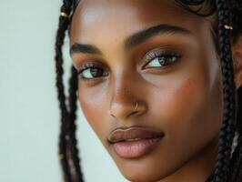 Boho braids hairstyle for a natural and stylish look photo